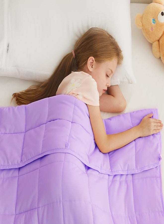 L'AGRATY Weighted Blanket - 36"x48" 5lbs Microfiber Material with Glass Beads Small Blanket for All-Season Summer Fall Winter Soft Thick - Image 1